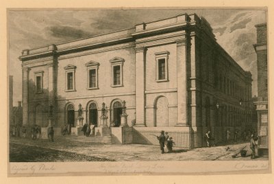 Nieuw Theatre Royal, Drury Lane, Londen; B Wyatt, Architect door English School