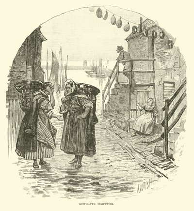 Newhaven visvrouwen door English School