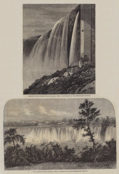 Niagara Watervallen door English School
