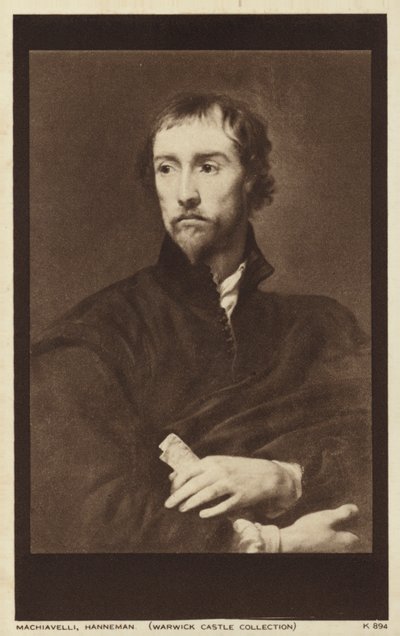 Niccolo Machiavelli, Italiaanse diplomaat, politicus, filosoof en schrijver door English School