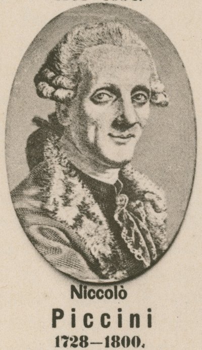 Niccolo Piccini (gravure) door English School