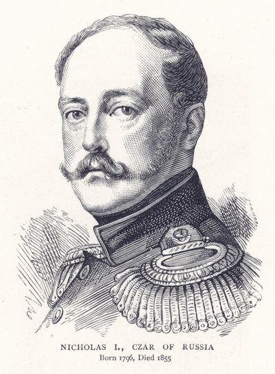 Nicholas I, Tsaar van Rusland door English School