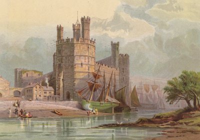 Noord-Wales, Carnarvon Castle door English School