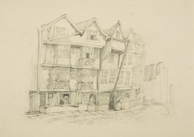 Noordzijde van Baldwin Street door English School