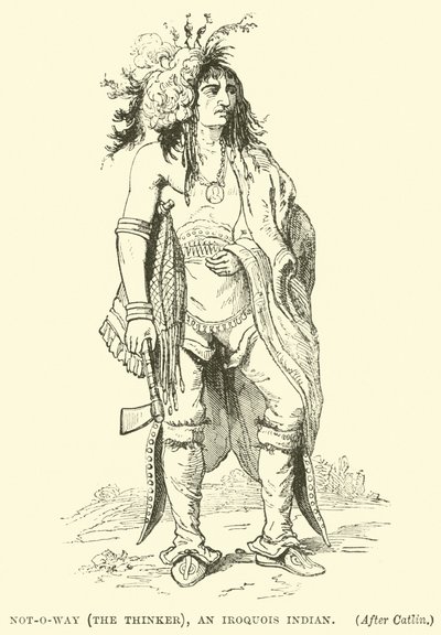 Not-o-way (de denker), een Iroquois-indiaan door English School