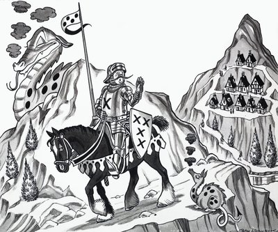 Illustratie van een kinderrijmpje door English School