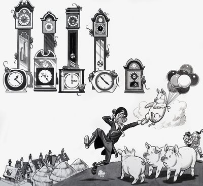 Illustratie van een kinderliedje door English School