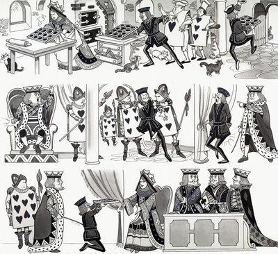 Kinderlied illustratie: Koningin van Harten door English School