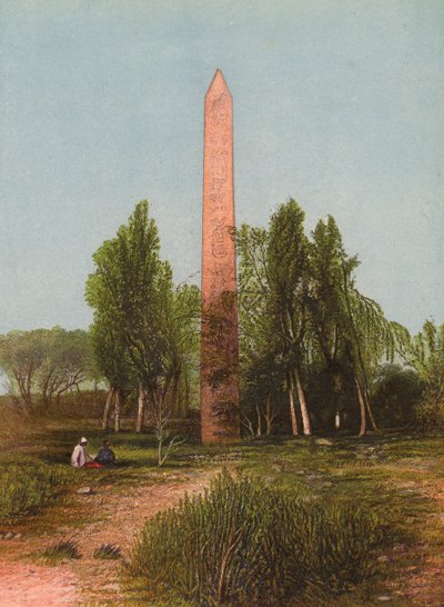 Obelisk in Heliopolis, On, Aven, of Bethshemesh, Genesis XLI, 45_Jer XLIII,13_Eze XXX17 door English School