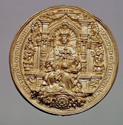 Voorzijde van het zegel van Hendrik VIII door English School