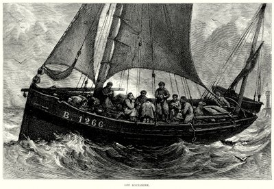 Voor Boulogne (gravure) door English School