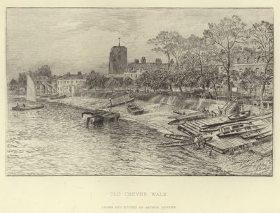 Oude Cheyne Walk door English School