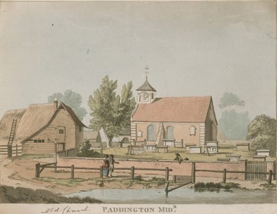 Oude Kerk, Paddington, Middlesex door English School