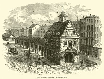Oude markthal, Philadelphia door English School