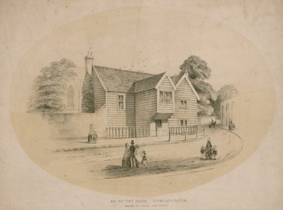 Oude Pastoriehuis in Stoke Newington door English School