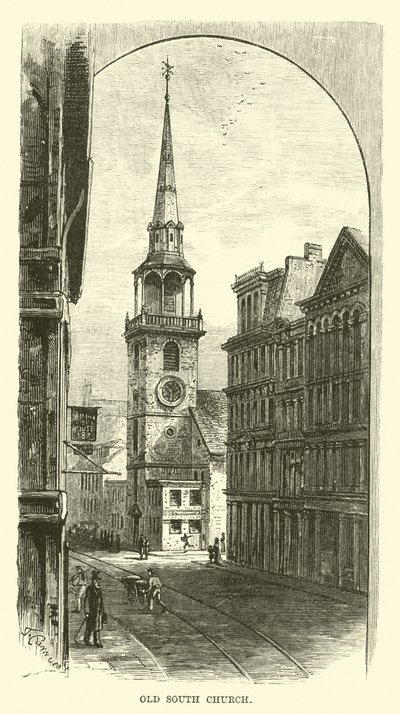Oude Zuidkerk door English School