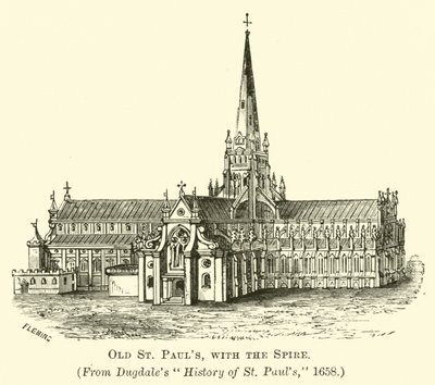 Oude St. Pauls met de Torenspits door English School