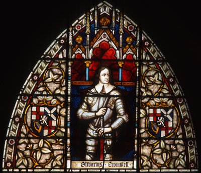 Oliver Cromwell, ca. 1873 door English School
