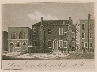Huis van Oliver Cromwell, Clerkenwell Close, Londen door English School