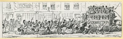 Omnibus naar de Grote Tentoonstelling elke tien minuten door English School