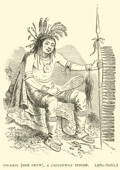 On-Daig (de Kraai), een Chippeway-indiaan door English School