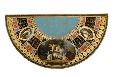 Een van een paar George III theetafels, mogelijk Iers, ca. 1780 door English School