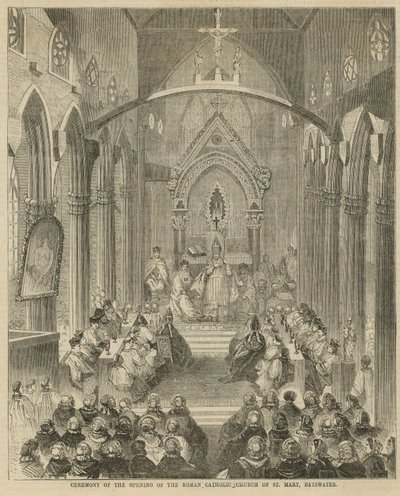 Opening van de Kerk van St. Mary door English School