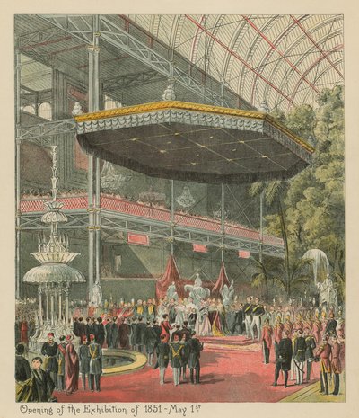 Opening van de Tentoonstelling van 1851 - 1 mei door English School
