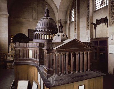 Origineel Ontwerp voor de St. Pauls Kathedraal door English School