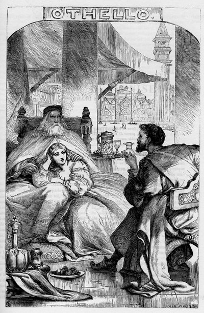 Othello, de Moor van Venetië - Illustratie in 