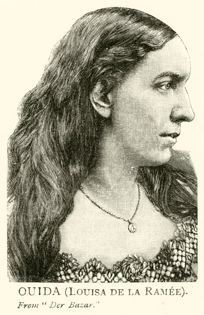 Ouida, Louisa de la Ramee (gravure) door English School
