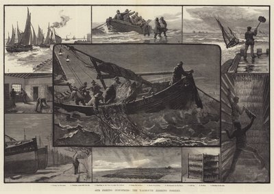 Onze visserij-industrieën, de Yarmouth Haringvisserij door English School