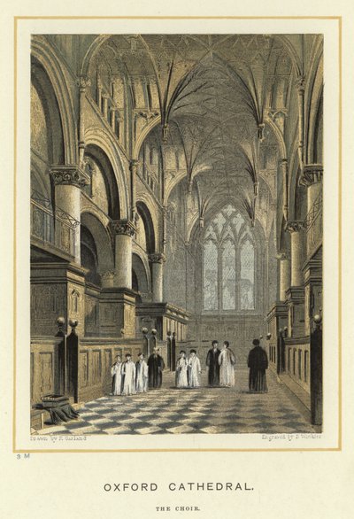 Oxford Kathedraal, koor door English School