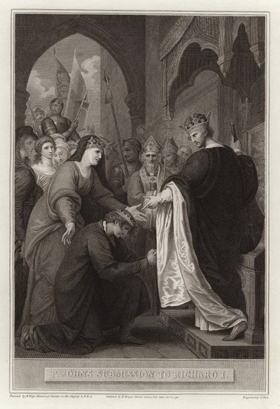 Onderwerping van P. John aan Richard I door English School