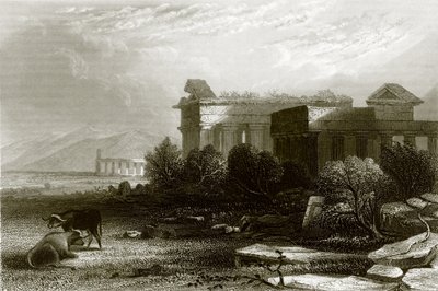 Paestum door English School