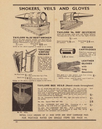 Pagina Taylors Bijenbenodigdheden catalogus door English School