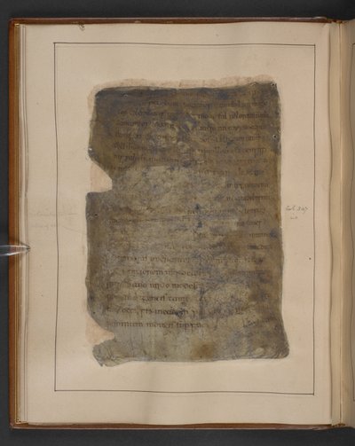 Pagina uit Gildas, De excidio Britanniae (onvolledig), midden 10e eeuw door English School