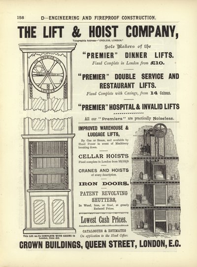 Pagina uit The Architects, Surveyors and Engineers Compendium 1892 door English School