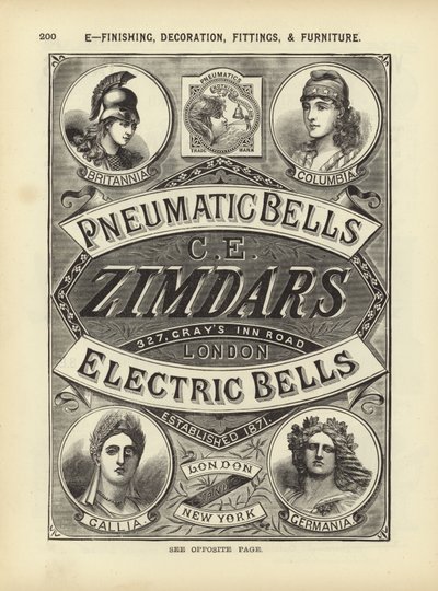 Pagina uit The Architects, Surveyors and Engineers Compendium 1892 door English School