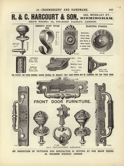 Pagina uit The Architects, Surveyors and Engineers Compendium 1892 door English School