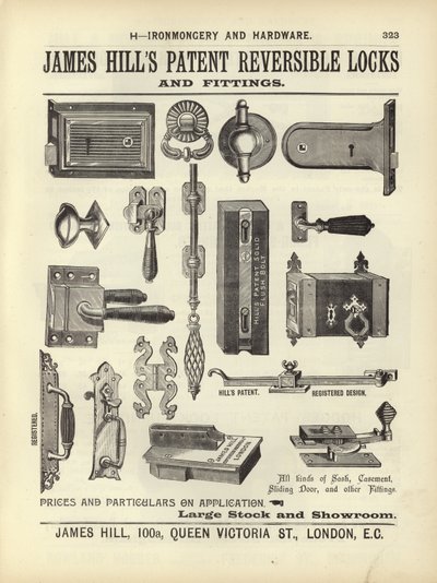 Pagina uit The Architects, Surveyors and Engineers Compendium 1892 door English School