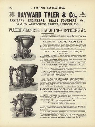 Pagina uit The Architects, Surveyors and Engineers Compendium 1892 door English School
