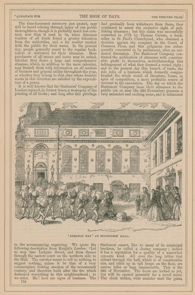 Pagina uit het Boek der Dagen door English School