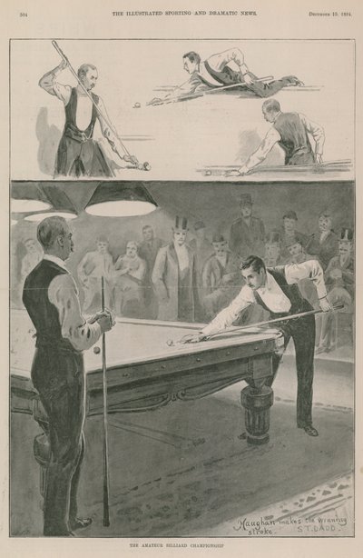 Pagina uit de Illustrated Sporting and Dramatic News door English School