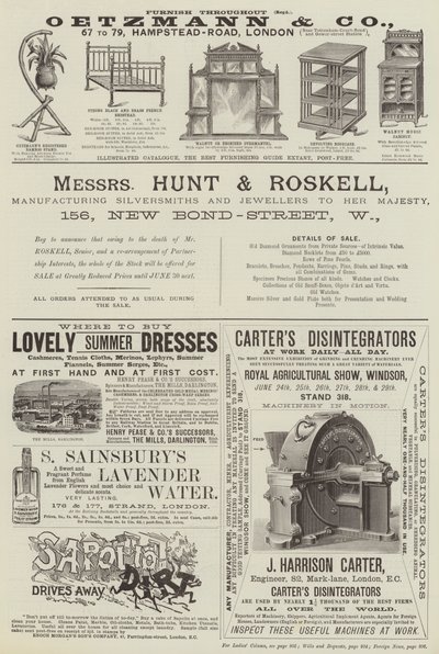 Pagina met advertenties door English School