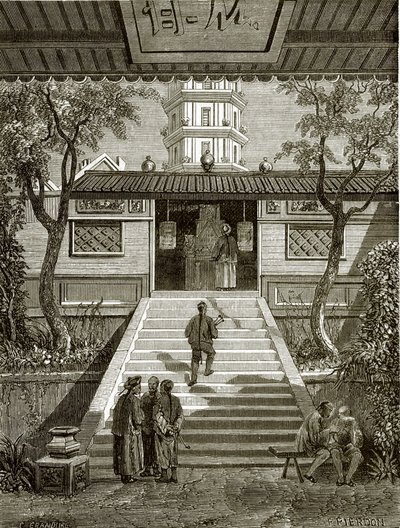 Pagode in Whampoa door English School