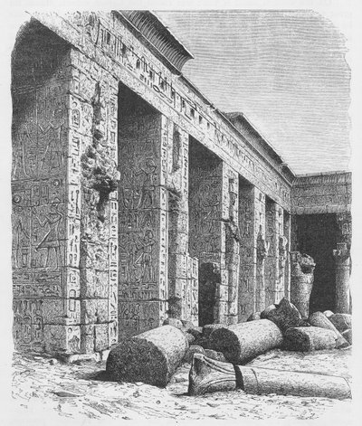 Paleis van Ramses III, Medinet-Abou door English School