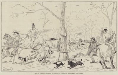Parijs te paard, het Bois de Boulogne en M. de Lesseps door English School