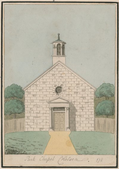 Park Chapel in Chelsea door English School
