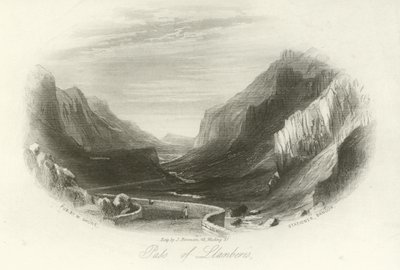 Pass of Llanberis, Noord-Wales door English School
